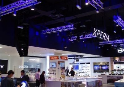 Sony flagship store -Dubai Mall for full entertainment lighting set up