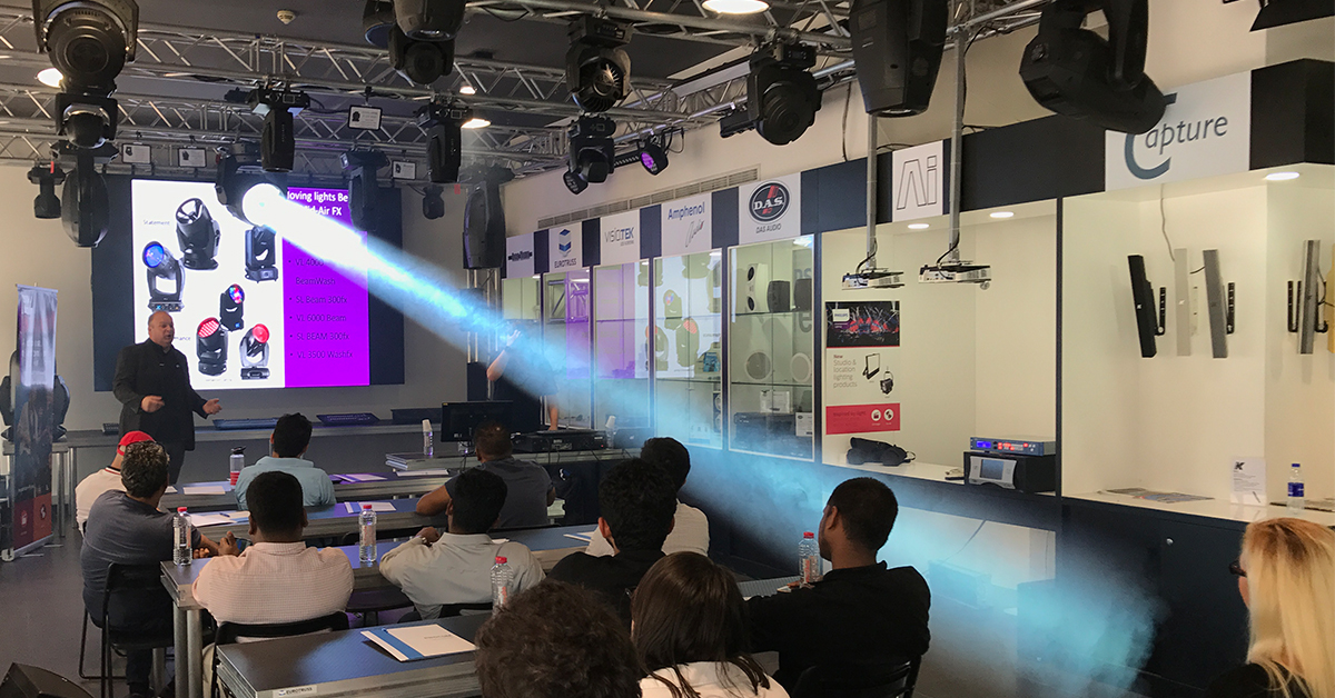 Vari-Lite, Selecon, Strand & Showline in Stage Lighting Seminar in Dubai