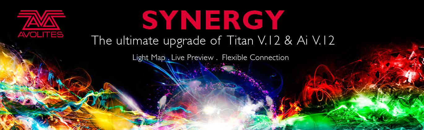 Get the new AvoKey to unlock the ultimate Synergy feature from Avolites