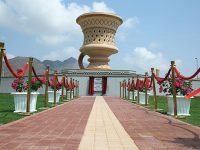 Khorfakkan Monument' Real Incense Burner Effect with Antari Low Fog Machines