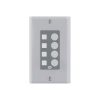 ARC SW4e Push button Wall Panel Controller Silver